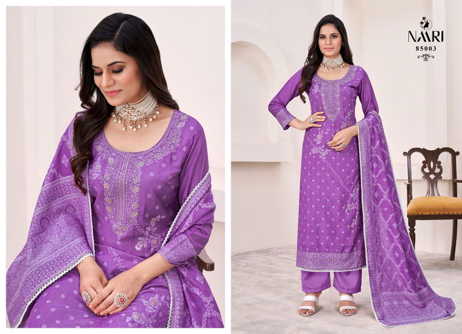 Siraz By Naari Viscose Muslin Jacquard Wedding Salwar Kameez Wholesale Market In Surat